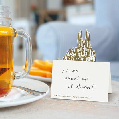 MARUMO PRINTING Pop-Up World Memo Pad - Sagrada Familia - Additional product image