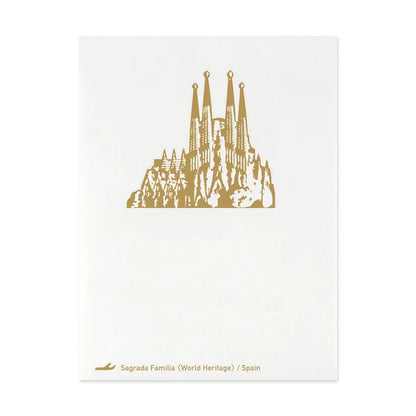 MARUMO PRINTING Pop-Up World Memo Pad - Sagrada Familia - Additional product image