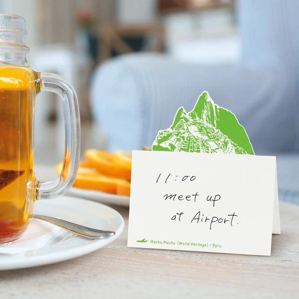 MARUMO PRINTING Pop-Up World Memo Pad - Machu Picchu - Additional product image
