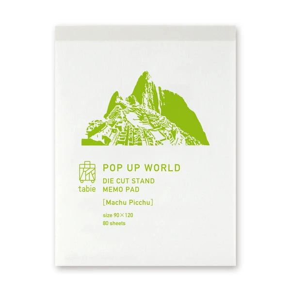 MARUMO PRINTING Pop-Up World Memo Pad - Machu Picchu - Additional product image