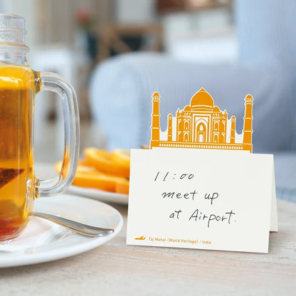 MARUMO PRINTING Pop-Up World Memo Pad - Taj Mahal - Additional product image