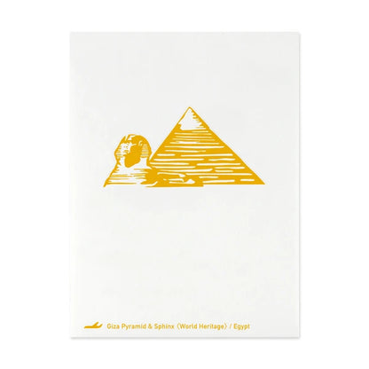 MARUMO PRINTING Pop-Up World Memo Pad - Pyramids of Giza & Sphinx - Additional product image