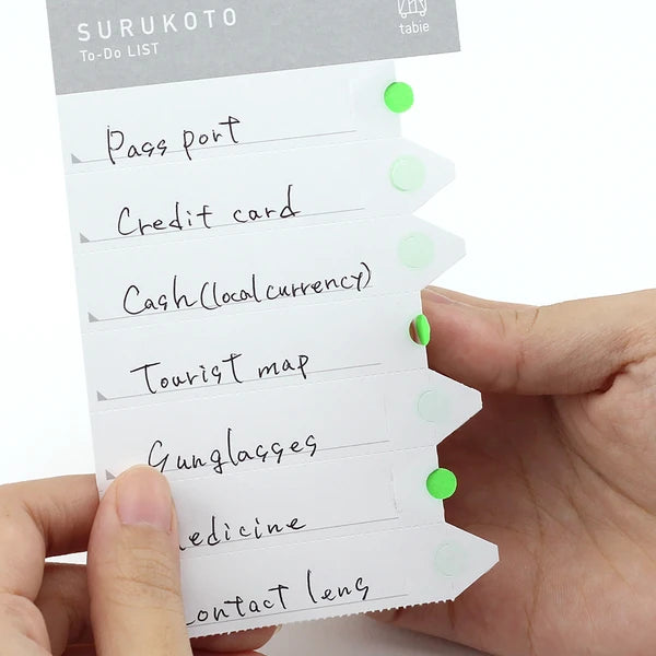 MARUMO PRINTING SURUKOTO To-Do List Pad - Additional product image