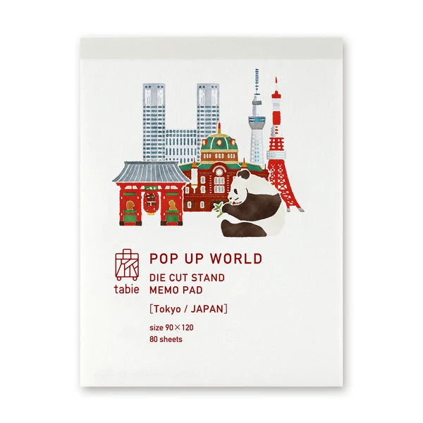 MARUMO PRINTING Pop-Up World Memo Pad - Tokyo - Additional product image