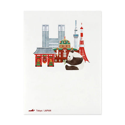 MARUMO PRINTING Pop-Up World Memo Pad - Tokyo - Additional product image