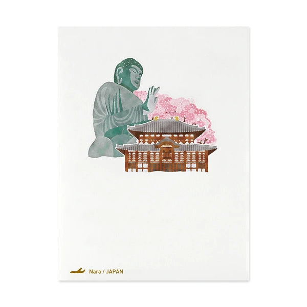 MARUMO PRINTING Pop-Up World Memo Pad - Nara - Additional product image