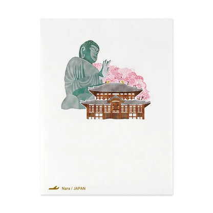 MARUMO PRINTING Pop-Up World Memo Pad - Nara - Additional product image