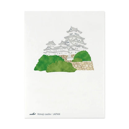MARUMO PRINTING Pop-Up World Memo Pad - Himeji Castle - Additional product image