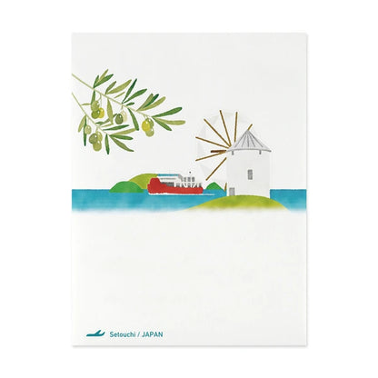 MARUMO PRINTING Pop-Up World Memo Pad - Setouchi - Additional product image