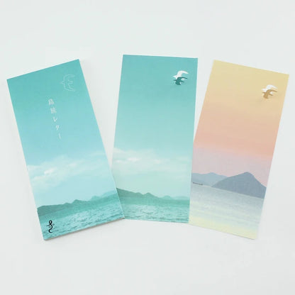 MARUMO PRINTING Island Trip Letter Pad - Seagull - Additional product image