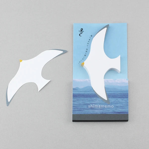 MARUMO PRINTING Memo Pad - Flying Seagull / shimamemo - Wholesale Pack