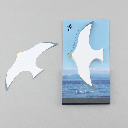 MARUMO PRINTING Memo Pad - Flying Seagull / shimamemo - Wholesale Pack