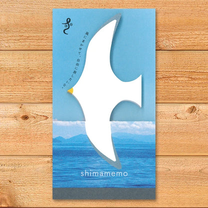 MARUMO PRINTING Memo Pad - Flying Seagull / shimamemo - Additional product image