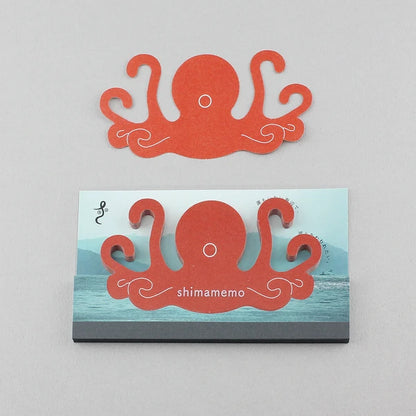 MARUMO PRINTING Memo Pad - Playing Octopus / shimamemo - Wholesale Pack