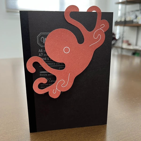 MARUMO PRINTING Memo Pad - Playing Octopus / shimamemo - Additional product image