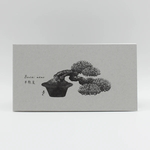 MARUMO PRINTING Bonsai Pop-Up Memo Pad - Han-Kengai Cascade Style - Additional product image
