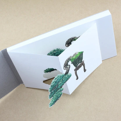 MARUMO PRINTING Bonsai Memo Pad - Kengai - Additional product image