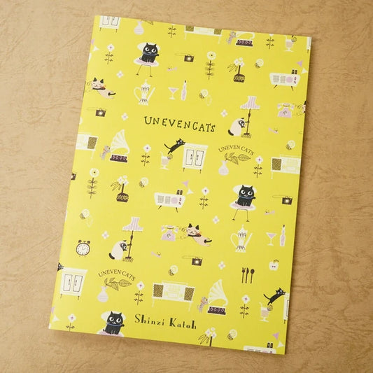 Kinose Printing Uneven Cats NT-01053 Notebook