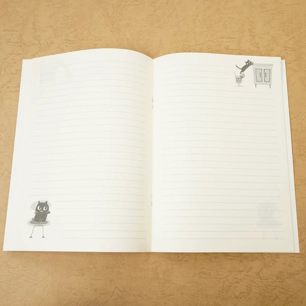 Kinose Printing Uneven Cats NT-01053 Notebook