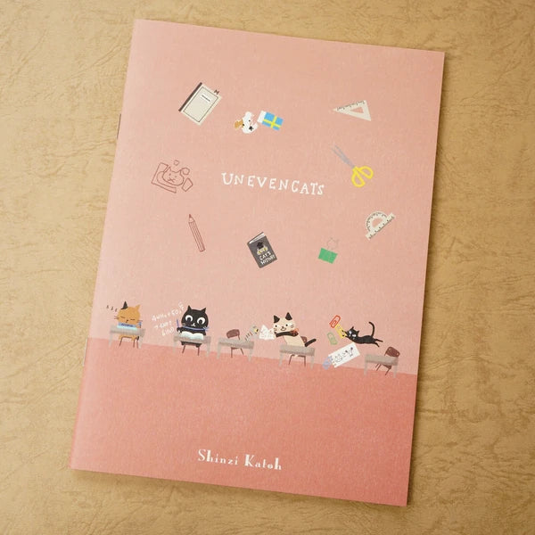 Kinose Printing Uneven Cats NT-01054 Notebook
