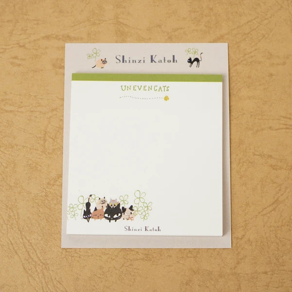 Kinose Printing Uneven Cats UNEVEN CATS Sticky Notes