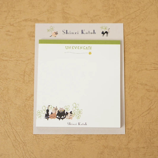 Kinose Printing Uneven Cats UNEVEN CATS Sticky Notes