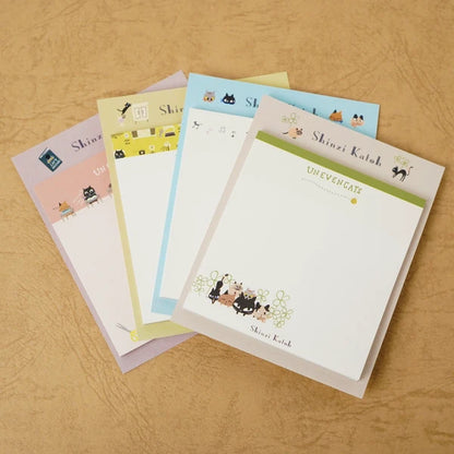 Kinose Printing Uneven Cats UNEVEN CATS Sticky Notes