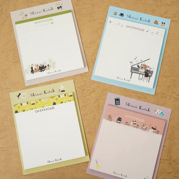 Kinose Printing Uneven Cats UNEVEN CATS Sticky Notes