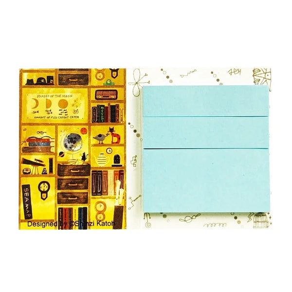 SEAL-DO PRINTING Banana Paper Sticky Notes - Cat Office