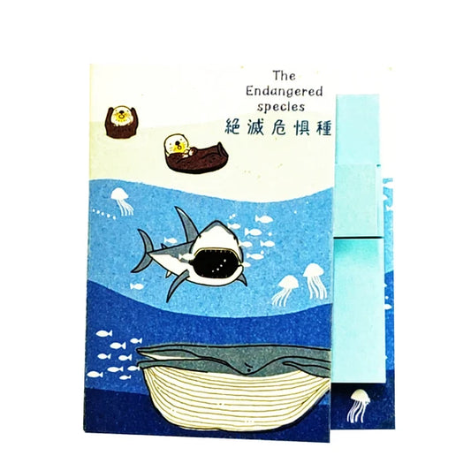 SEAL-DO PRINTING Banana Paper Sticky Notes - Endangered Water Species