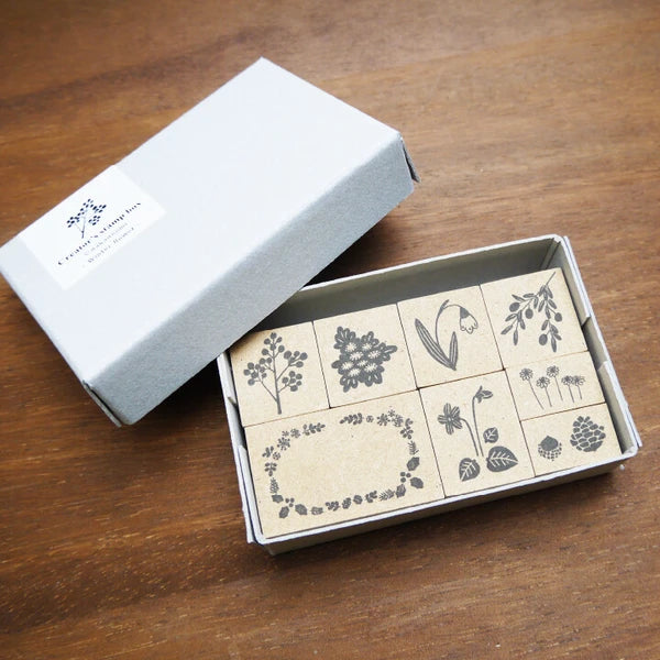STAMP MARCHE Creator Stamp Box - Winter Flower