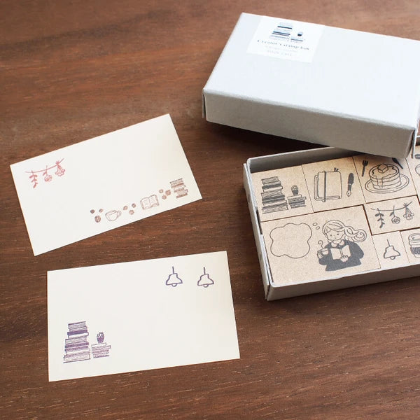 STAMP MARCHE Creator Stamp Box - Book Cafe