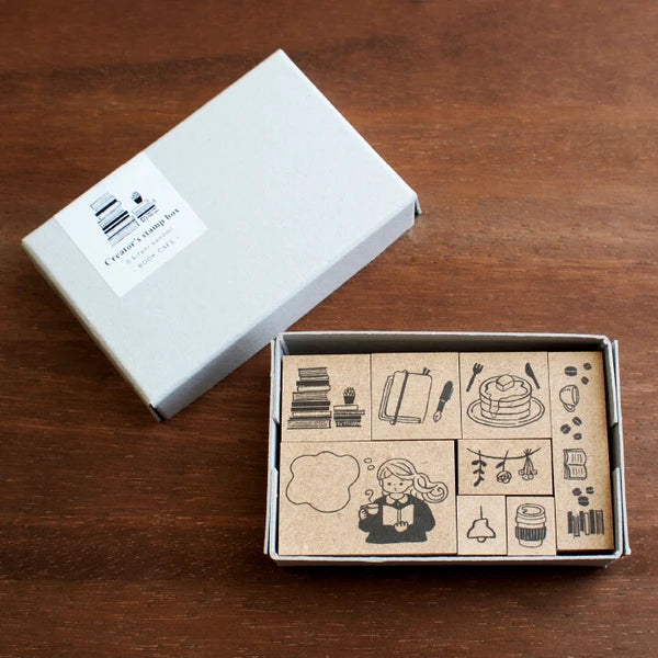 STAMP MARCHE Creator Stamp Box - Book Cafe