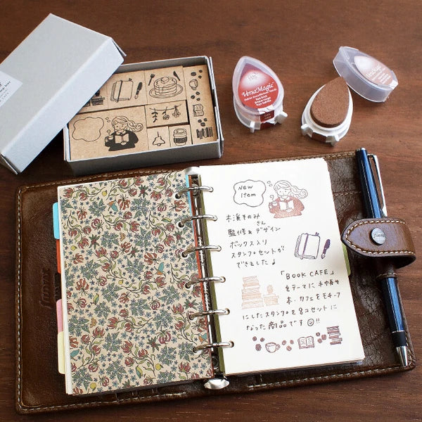 STAMP MARCHE Creator Stamp Box - Book Cafe