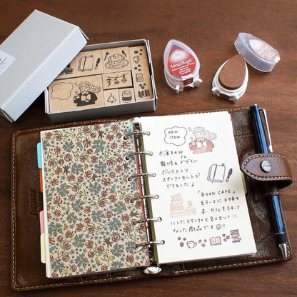 STAMP MARCHE Creator Stamp Box - Book Cafe