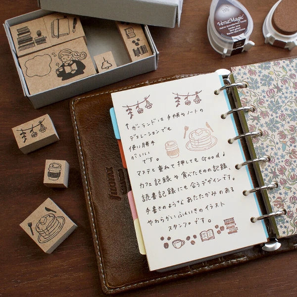 STAMP MARCHE Creator Stamp Box - Book Cafe