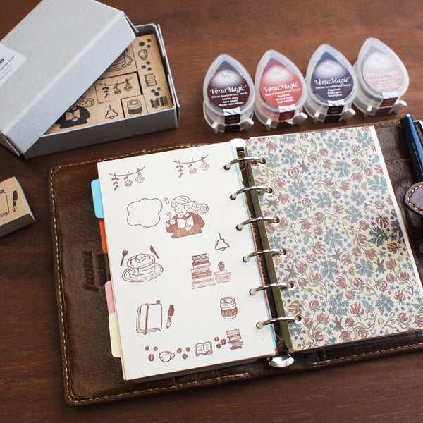 STAMP MARCHE Creator Stamp Box - Book Cafe