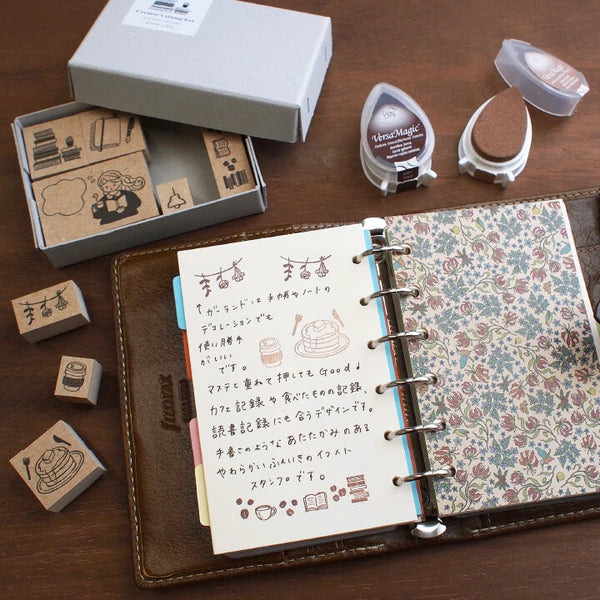 STAMP MARCHE Creator Stamp Box - Book Cafe