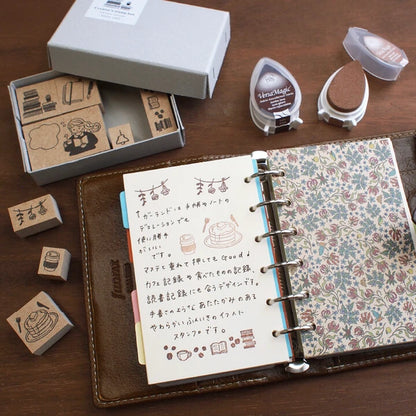 STAMP MARCHE Creator Stamp Box - Book Cafe