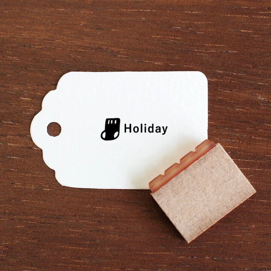 STAMP MARCHE Holiday Vertical Rubber Stamp