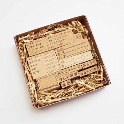 STAMP MARCHE Reading Log Kit