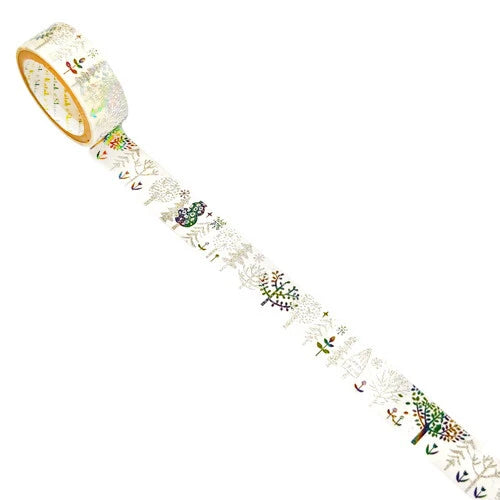 SEAL-DO PRINTING Hoshi Akari Kirapika Two-Color Foil Masking Tape - Grove