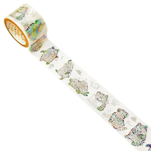 SEAL-DO PRINTING Hoshi Akari Kirapika Two-Color Foil Wide Masking Tape - Que Sera Sera