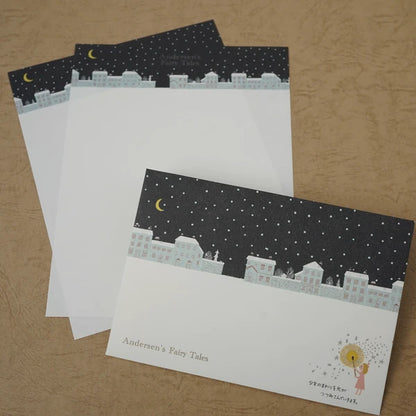 Kinose Printing Andersen Fairy Tales The Little Match Girl Letter Set
