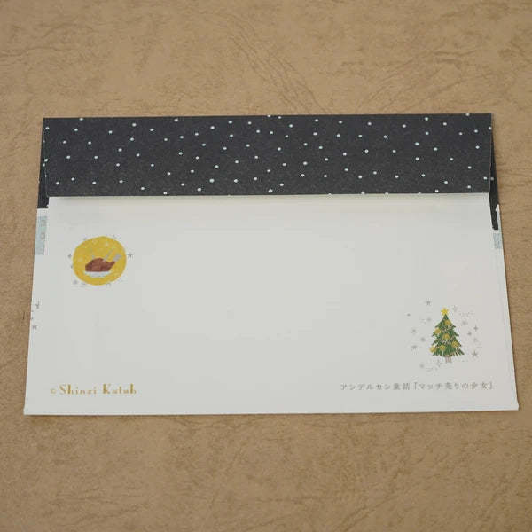 Kinose Printing Andersen Fairy Tales The Little Match Girl Letter Set