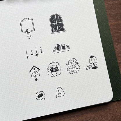 STAMP MARCHE TEDE Single Rubber Stamp Collection