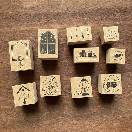 STAMP MARCHE TEDE Single Rubber Stamp Collection