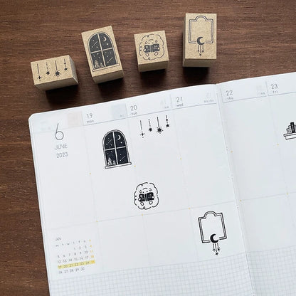 STAMP MARCHE TEDE Single Rubber Stamp Collection