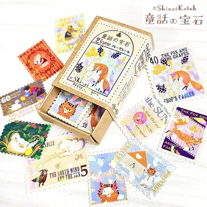 SEAL-DO PRINTING Fairy Tale Jewels Kirapika Flake Stickers - Aesop's Fables 1