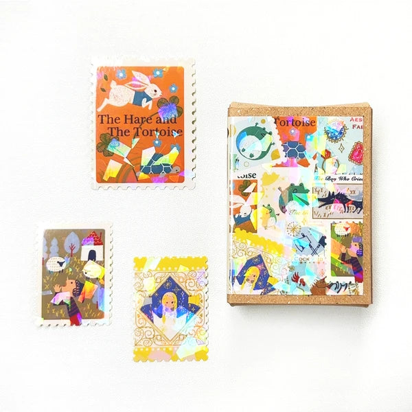 SEAL-DO PRINTING Fairy Tale Jewels Kirapika Flake Stickers - Aesop's Fables 2